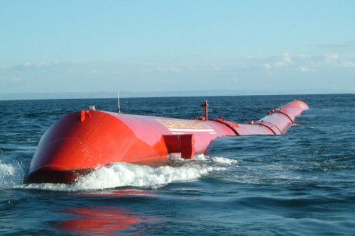 Image of a pelamis wave energy converter